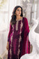 Azure Eid Drop 1 Ensembles Chiffon Unstitched 3Pcs - Jotey
