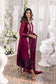 Azure Eid Drop 1 Ensembles Chiffon Unstitched 3Pcs - Jotey