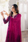 Azure Eid Drop 1 Ensembles Chiffon Unstitched 3Pcs - Jotey