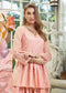 Azure Ensembles Embroidered Chiffon Kurtis - Jotey
