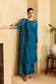 Azure Luxe Premium Cambric Cotton EMB. Unstitched 3pcs - Jotey