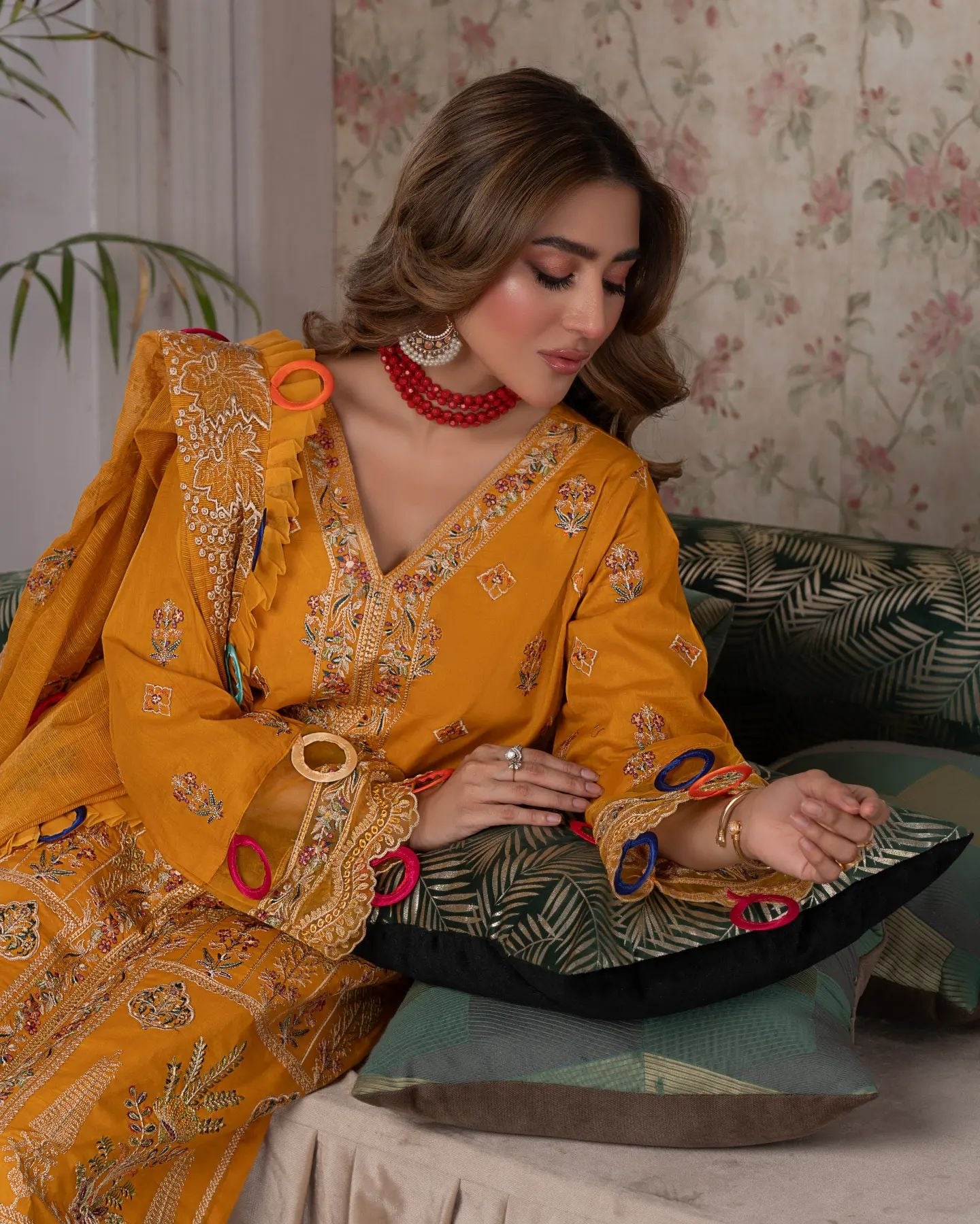 Manizay Gul Maina Embroidered Lawn 3pcs