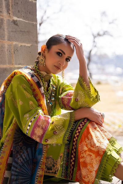 Husn E Jahan By Ittehad Embroidered Law 3pcs - Jotey