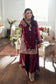 Azure Luxe'25 Embroidered Chiffon Unstitched 3pcs - Jotey