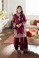 Azure Luxe'25 Embroidered Chiffon Unstitched 3pcs - Jotey
