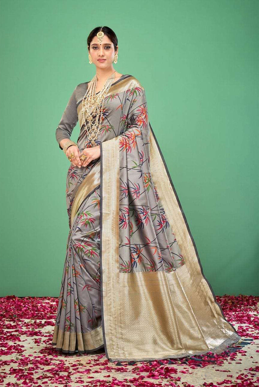 Silk with Weaving Design Wedding Saree