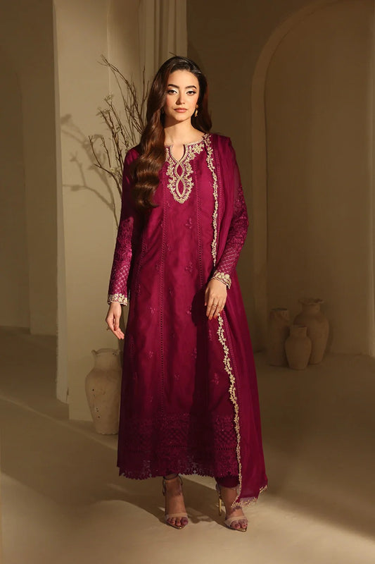 Azure Luxe Eid Edit'26 Sequins Embroidered Chiffon Unstitched 3 Piece