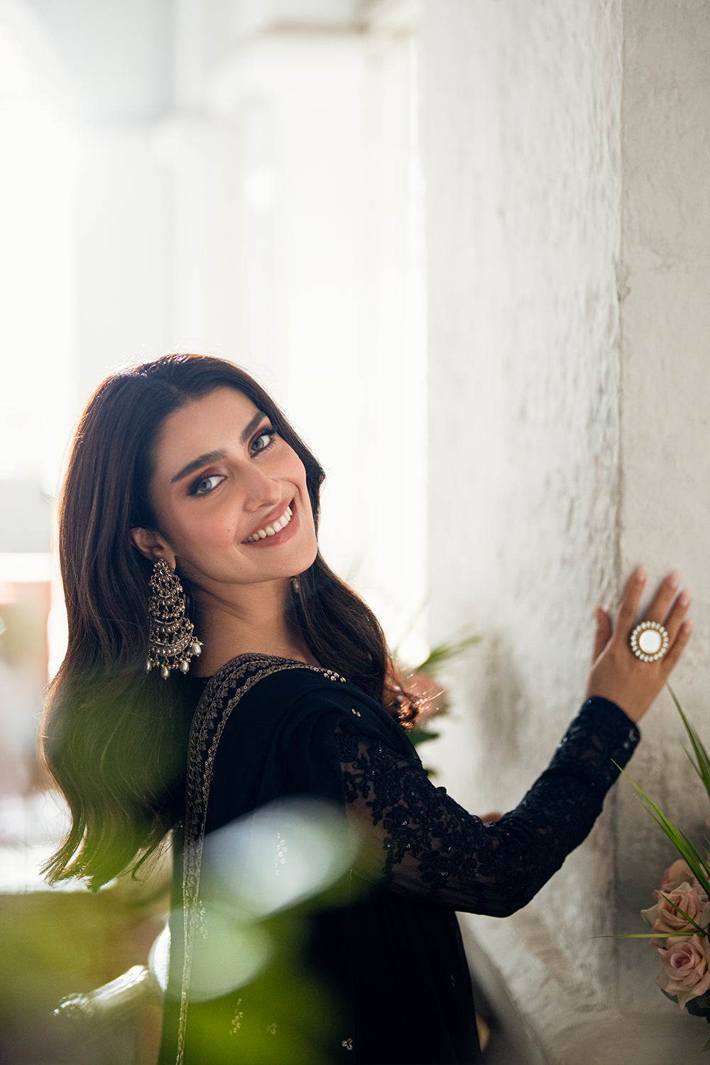 Azure Luxe'25 Embroidered Chiffon Unstitched 3pcs - Jotey