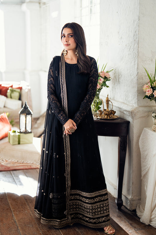 Azure Luxe'25 Embroidered Chiffon Unstitched 3pcs