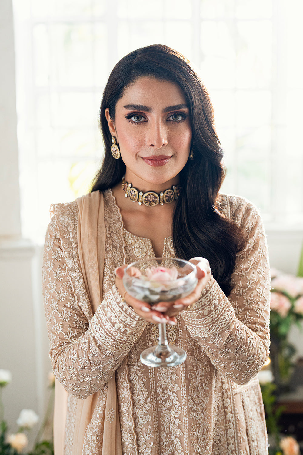 Azure Luxe'25 Embroidered Chiffon Unstitched 3pcs