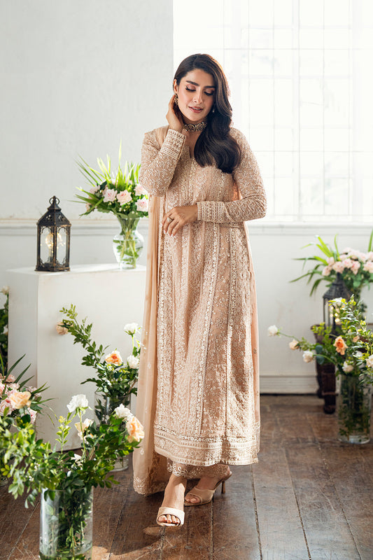 Azure Luxe'25 Embroidered Chiffon Unstitched 3pcs