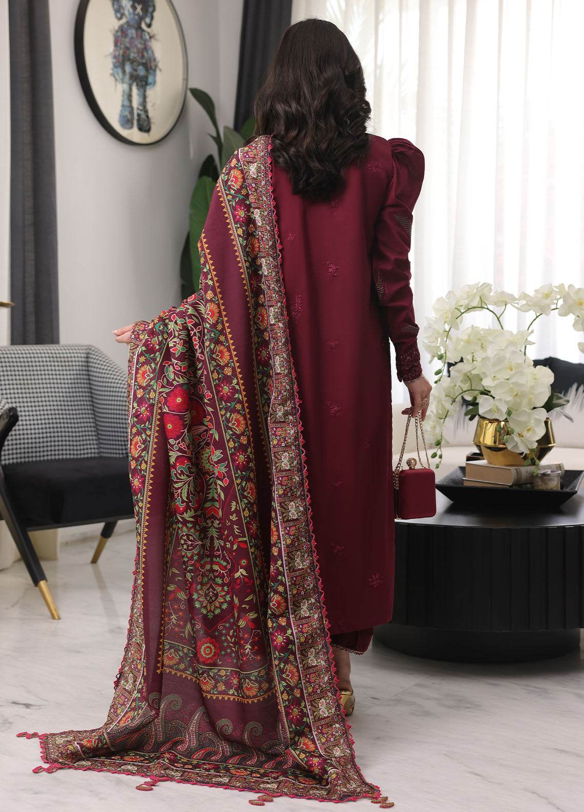 Sera by Sahne Embroidered Lawn 3pcs - Jotey