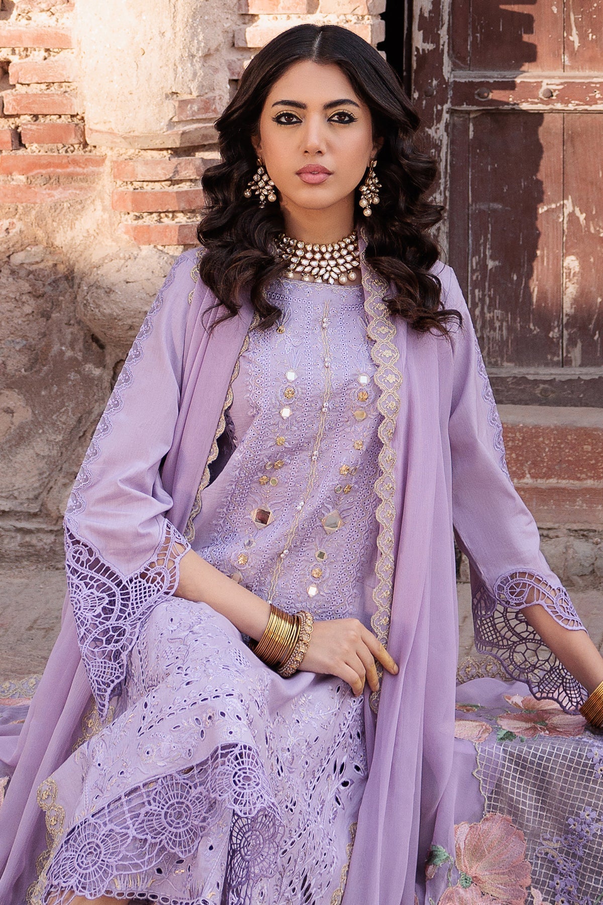 Charizma Eid Edit Vol-01 Embroidered Lawn 3pcs - Jotey