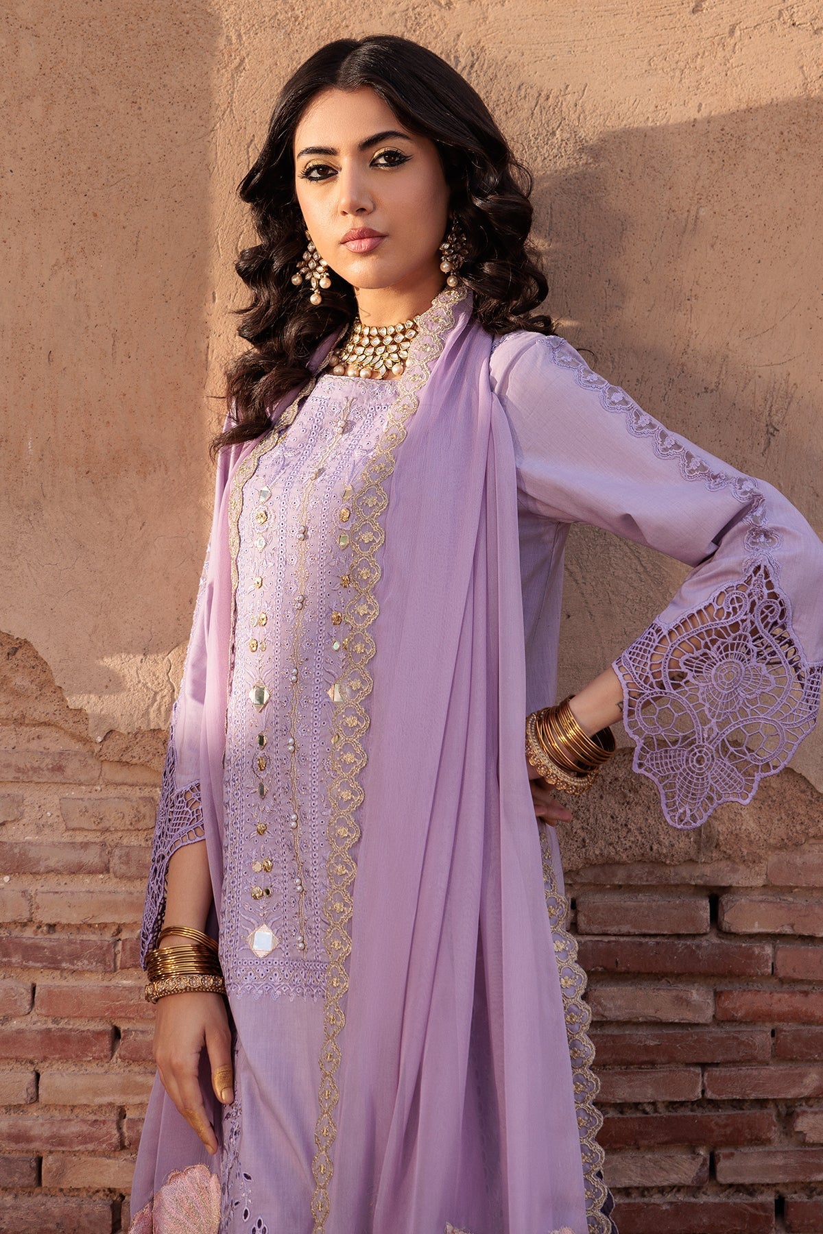 Charizma Eid Edit Vol-01 Embroidered Lawn 3pcs - Jotey