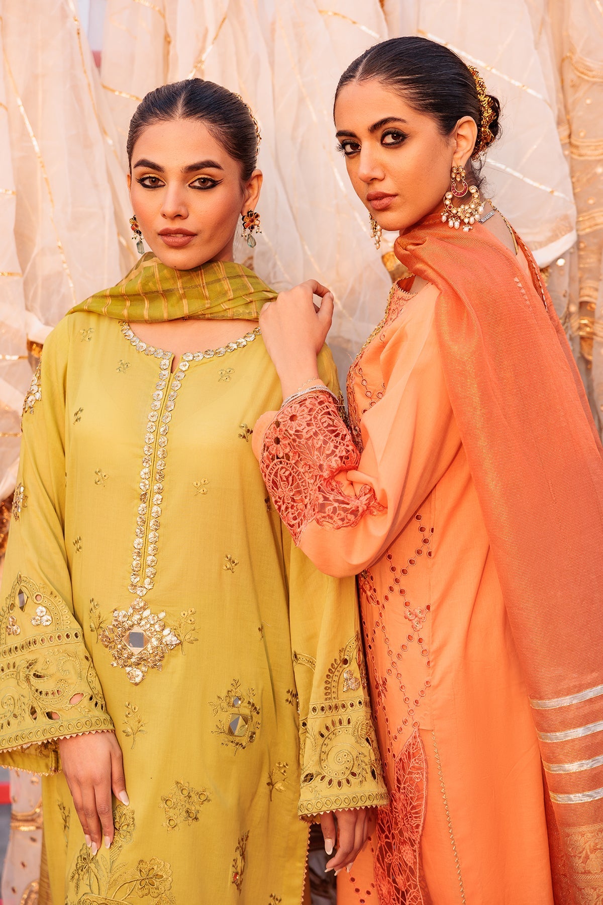 Charizma Eid Edit Vol-01 Embroidered Lawn 3pcs - Jotey