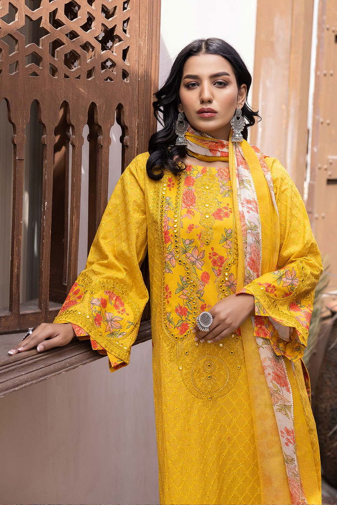 Charizma Lawn Chikankari Vol-01 3pcs - Jotey