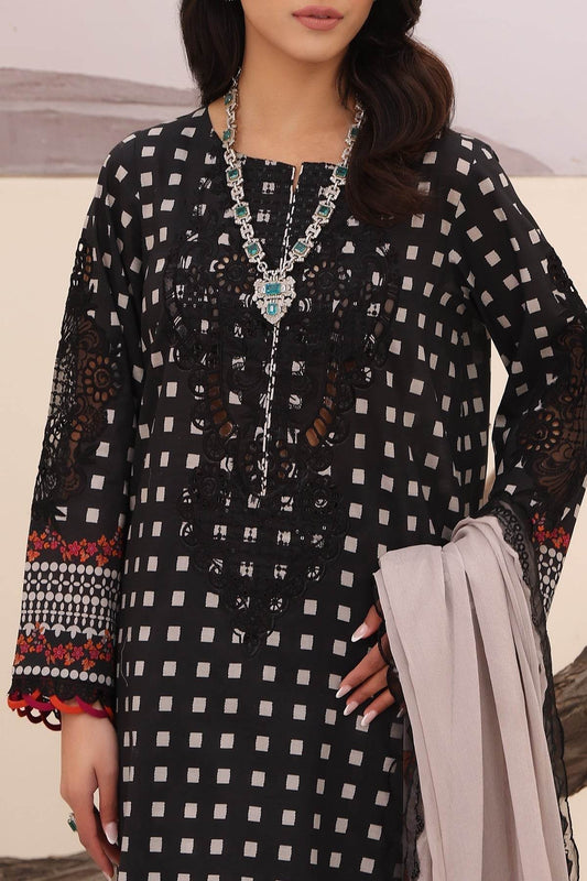 Charizma Naranji Embroidered Printed Lawn 3pcs - Jotey
