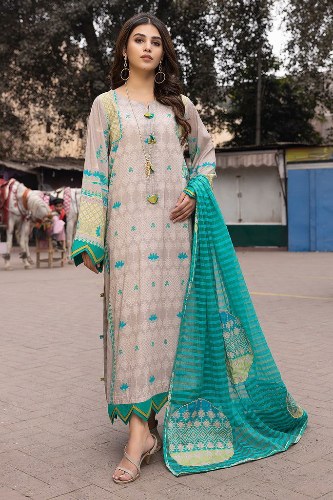 Charizma Print Melody Printed Lawn Unstitched 3pcs - Jotey