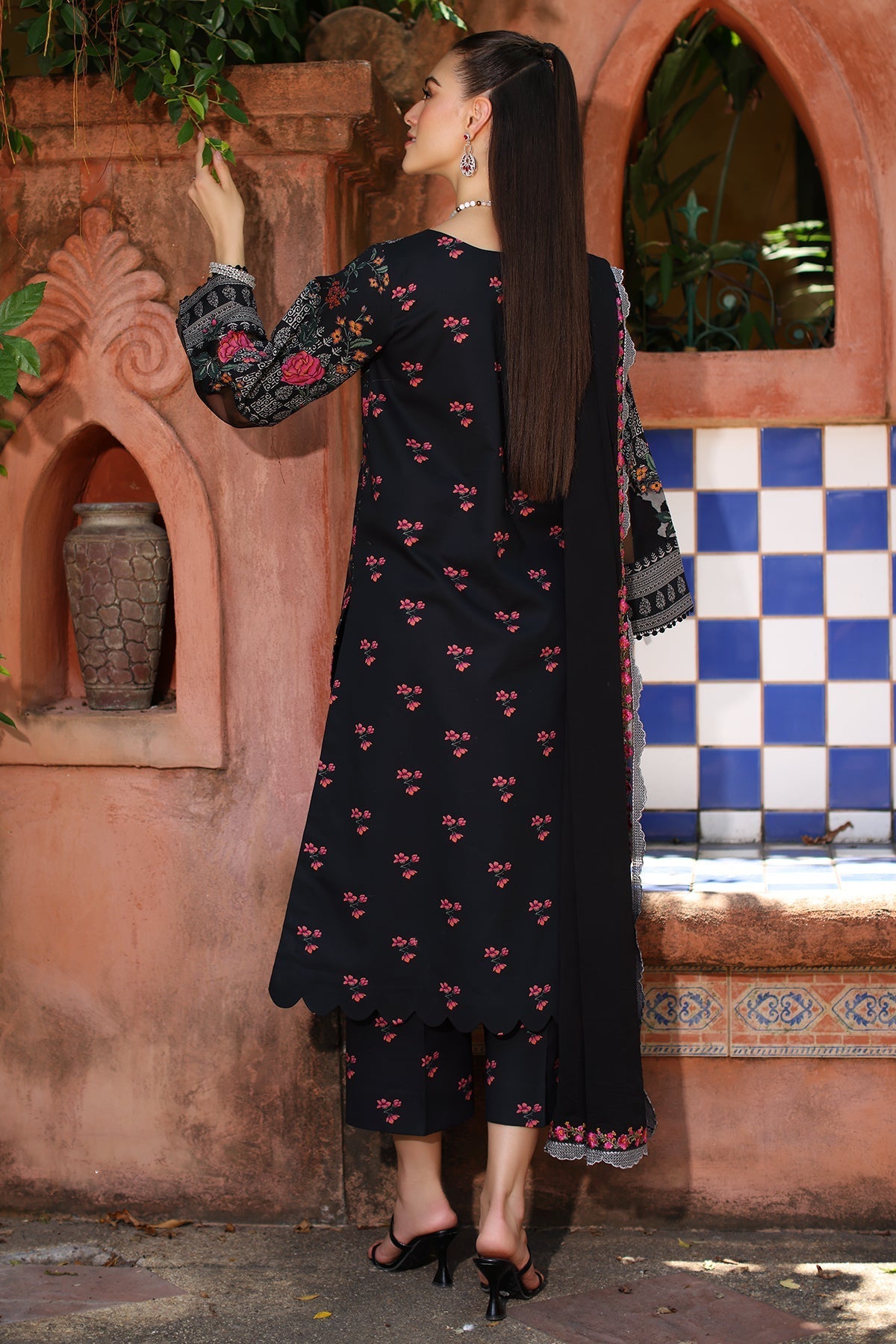 Charizma Print Melody Vol-4 Unstitched Lawn 3pcs - Jotey