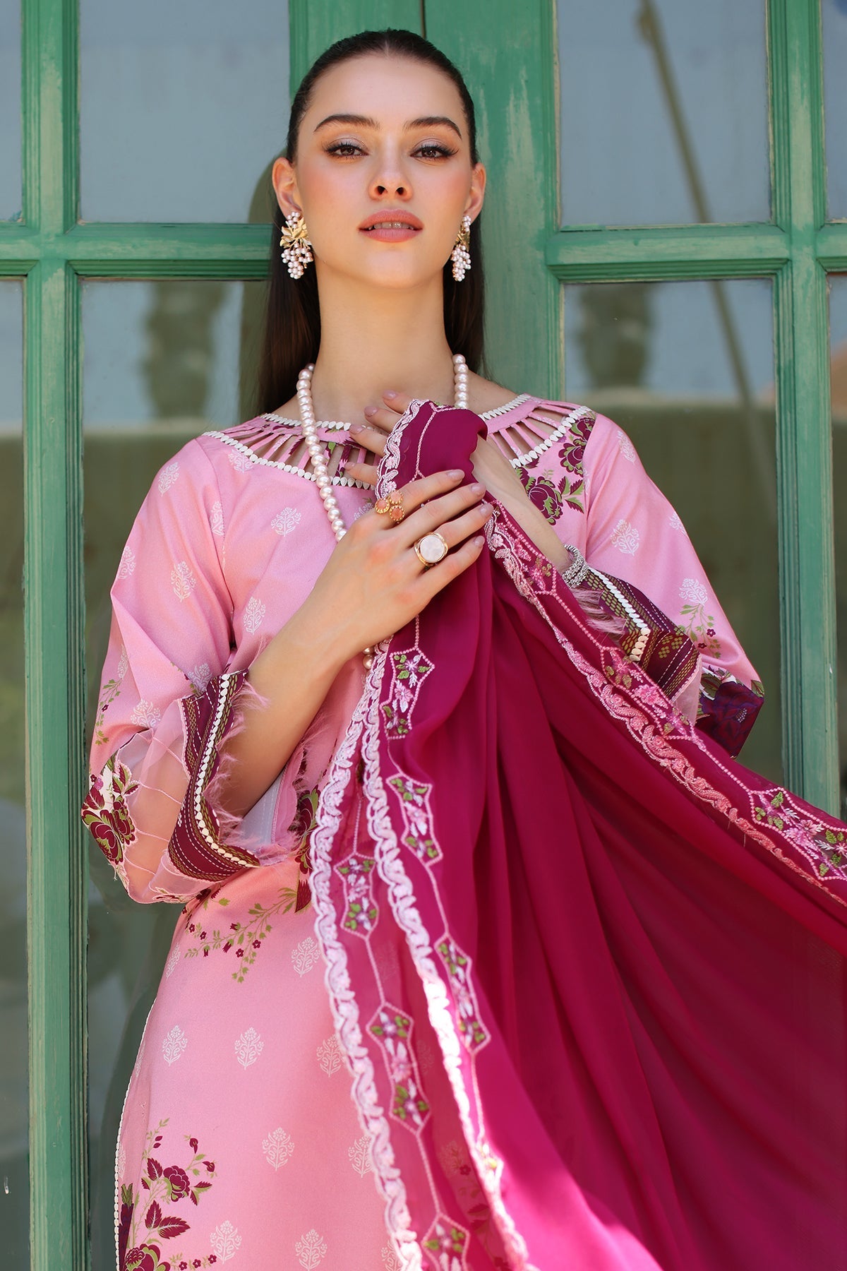 Charizma Print Melody Vol-4 Unstitched Lawn 3pcs - Jotey
