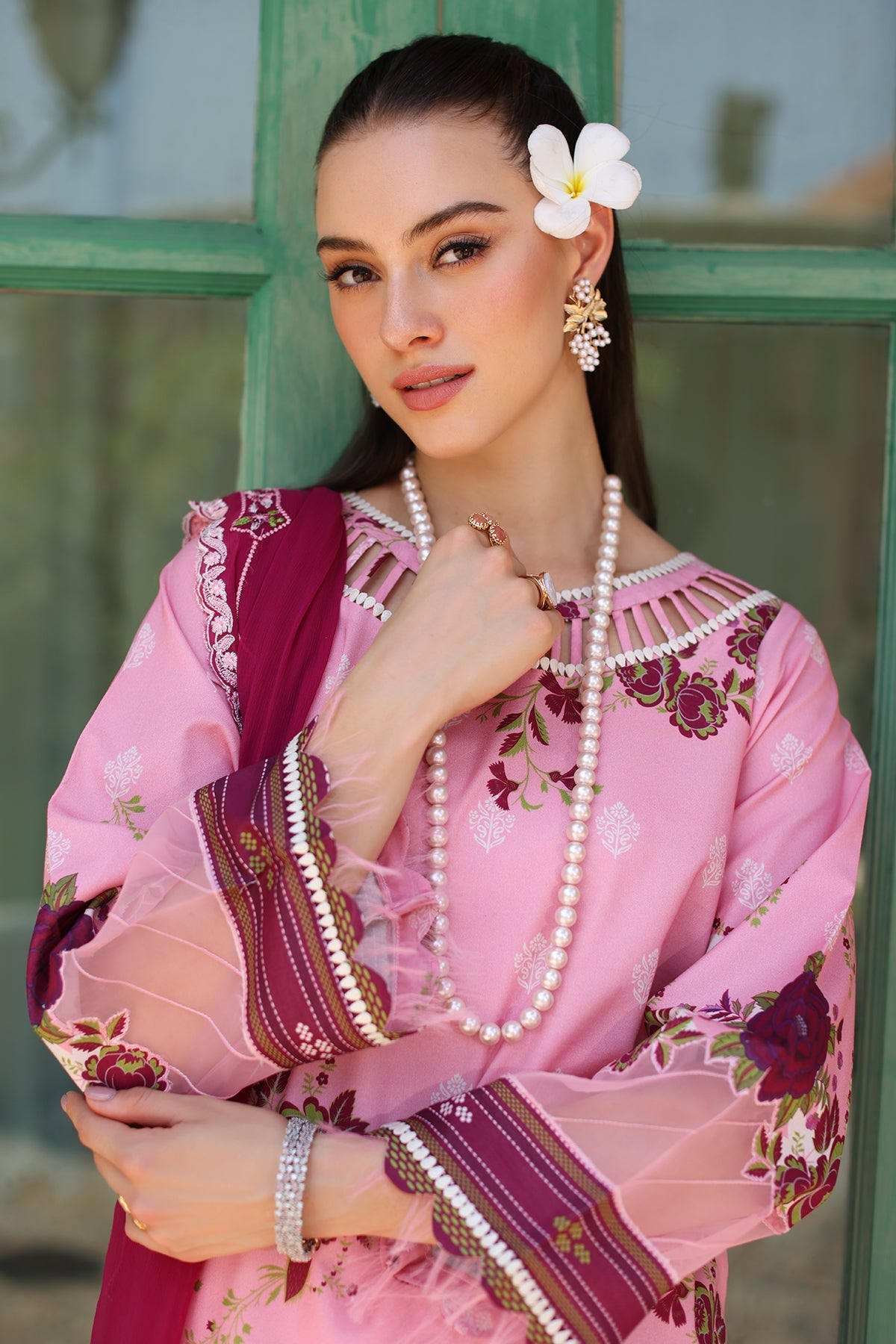 Charizma Print Melody Vol-4 Unstitched Lawn 3pcs - Jotey