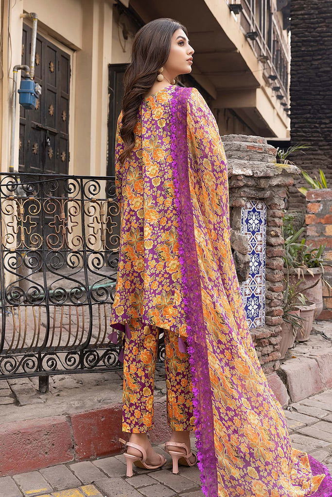 Charizma Rang E Bahar Emb Printed Lawn Unstitched 3pcs - Jotey