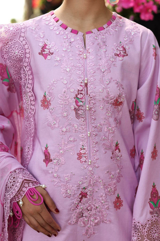 Charizma Rang E Bahar Embroidered Lawn 3pcs - Jotey