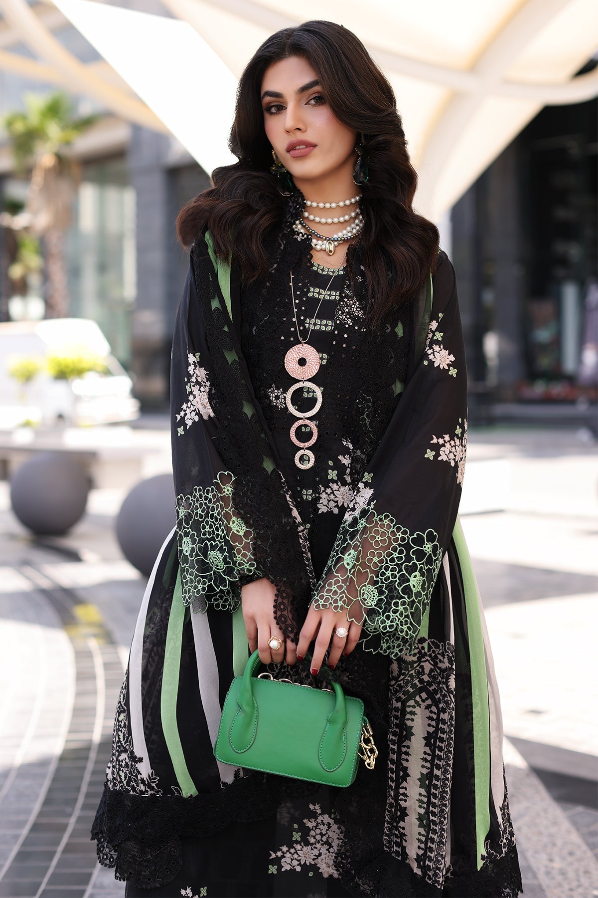 Charizma Rang E Bahar Embroidered Lawn 3pcs - Jotey
