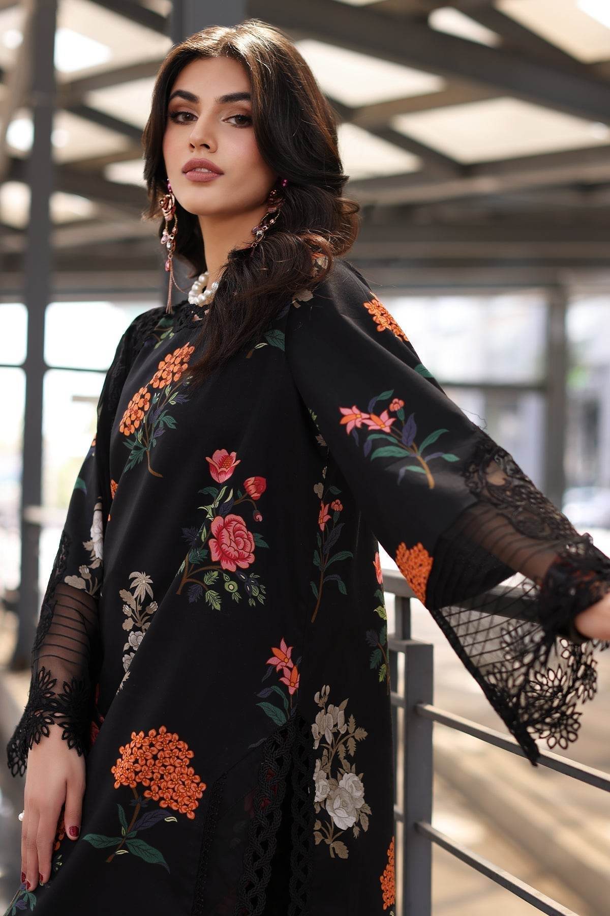 Charizma Rang E Bahar Embroidered Lawn 3pcs - Jotey