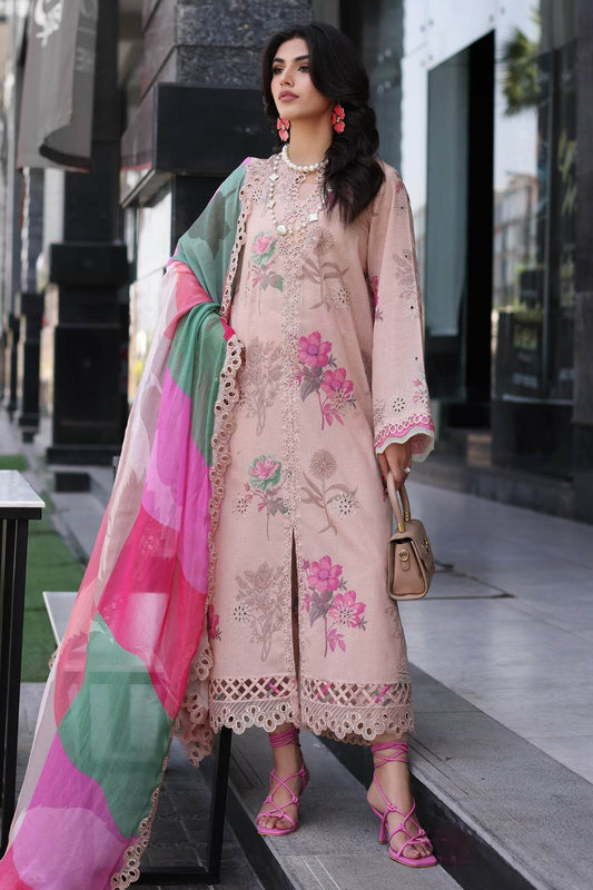 Charizma Rang E Bahar Embroidered Lawn 3pcs - Jotey