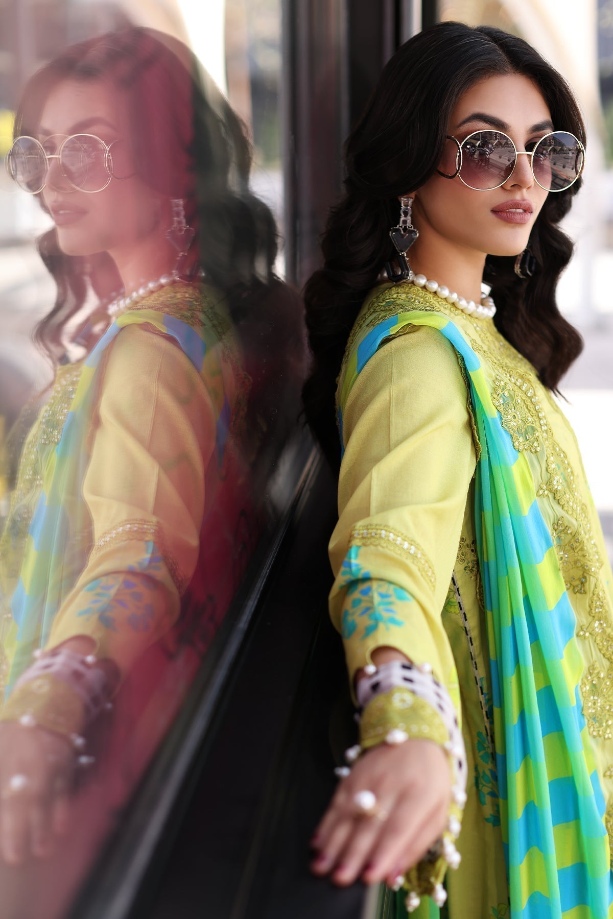 Charizma Rang E Bahar Embroidered Lawn 3pcs - Jotey