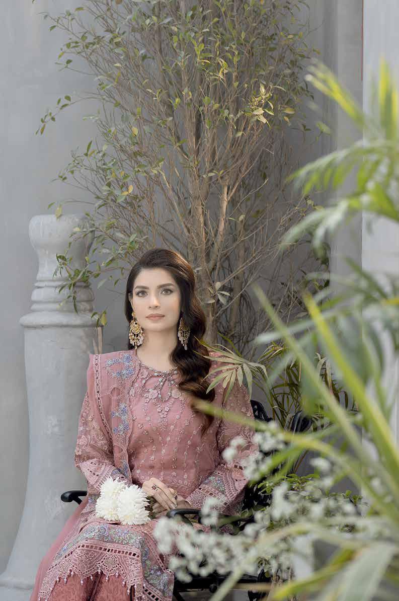 Ciera By Noors Luxury Embroidered Semi Stitched 3Pcs - Jotey