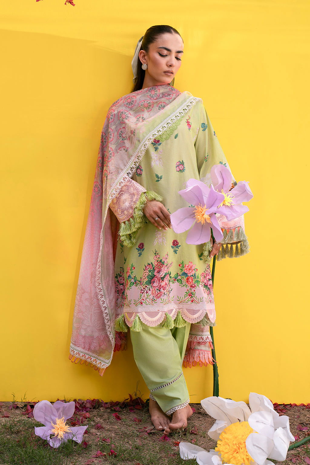 Cocktail By Sardinia Summer Print Edit Lawn 3pcs - Jotey