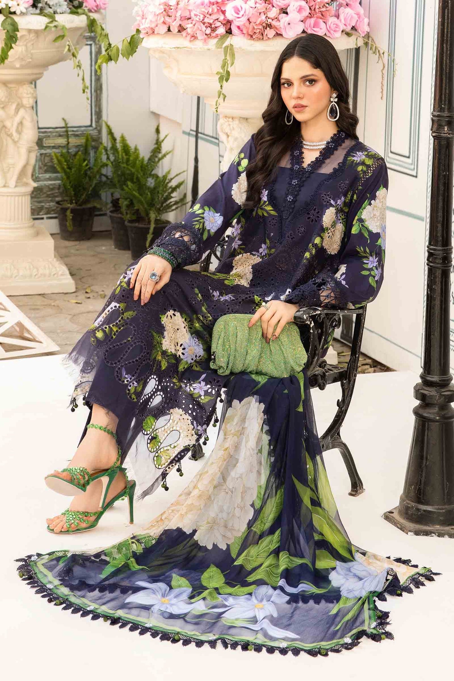 M. Prints By Maria B. Lawn Vol-26 Printed Unstitched 3pcs