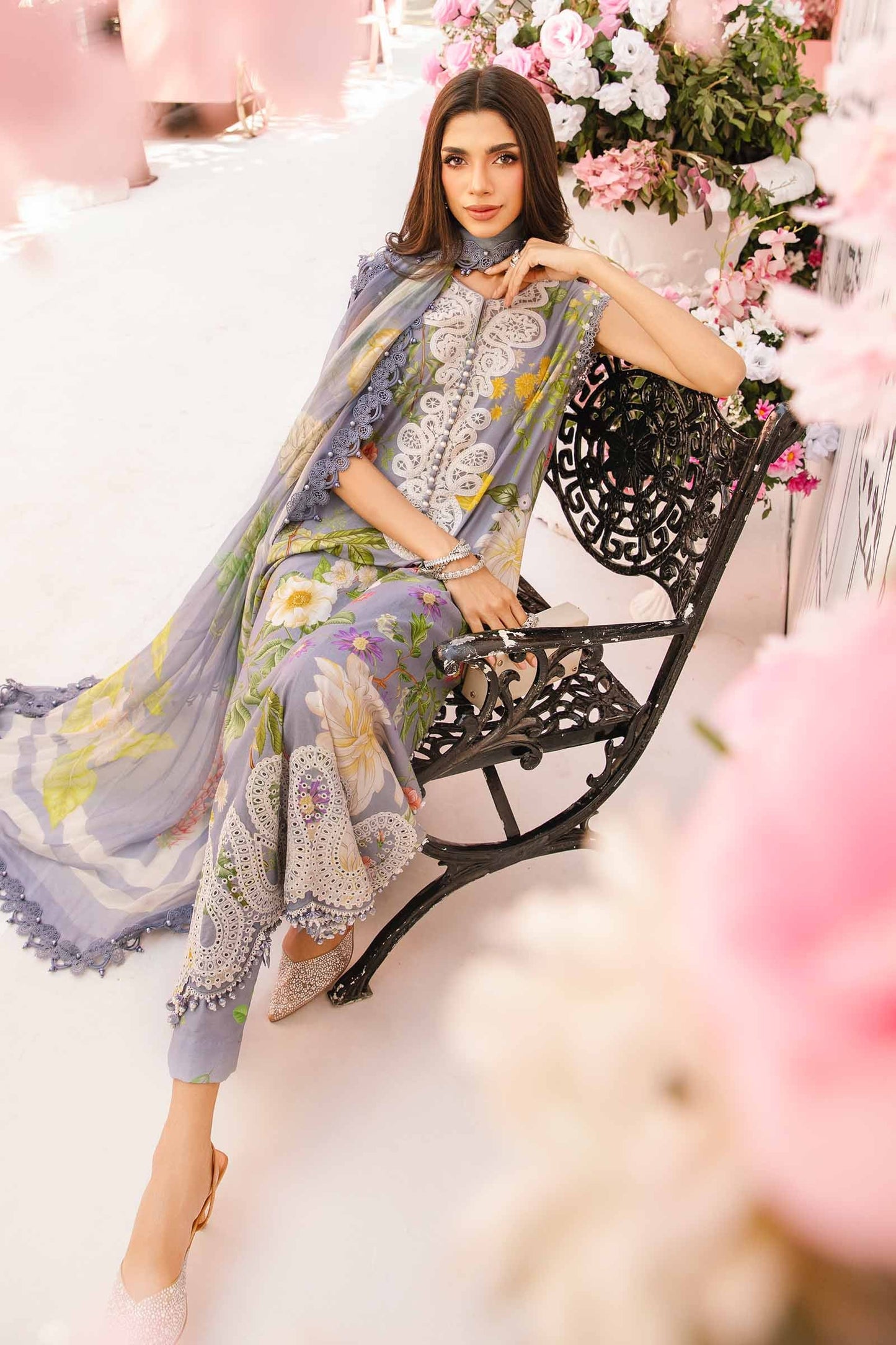 M. Prints By Maria B. Lawn Vol-26 Printed Unstitched 3pcs