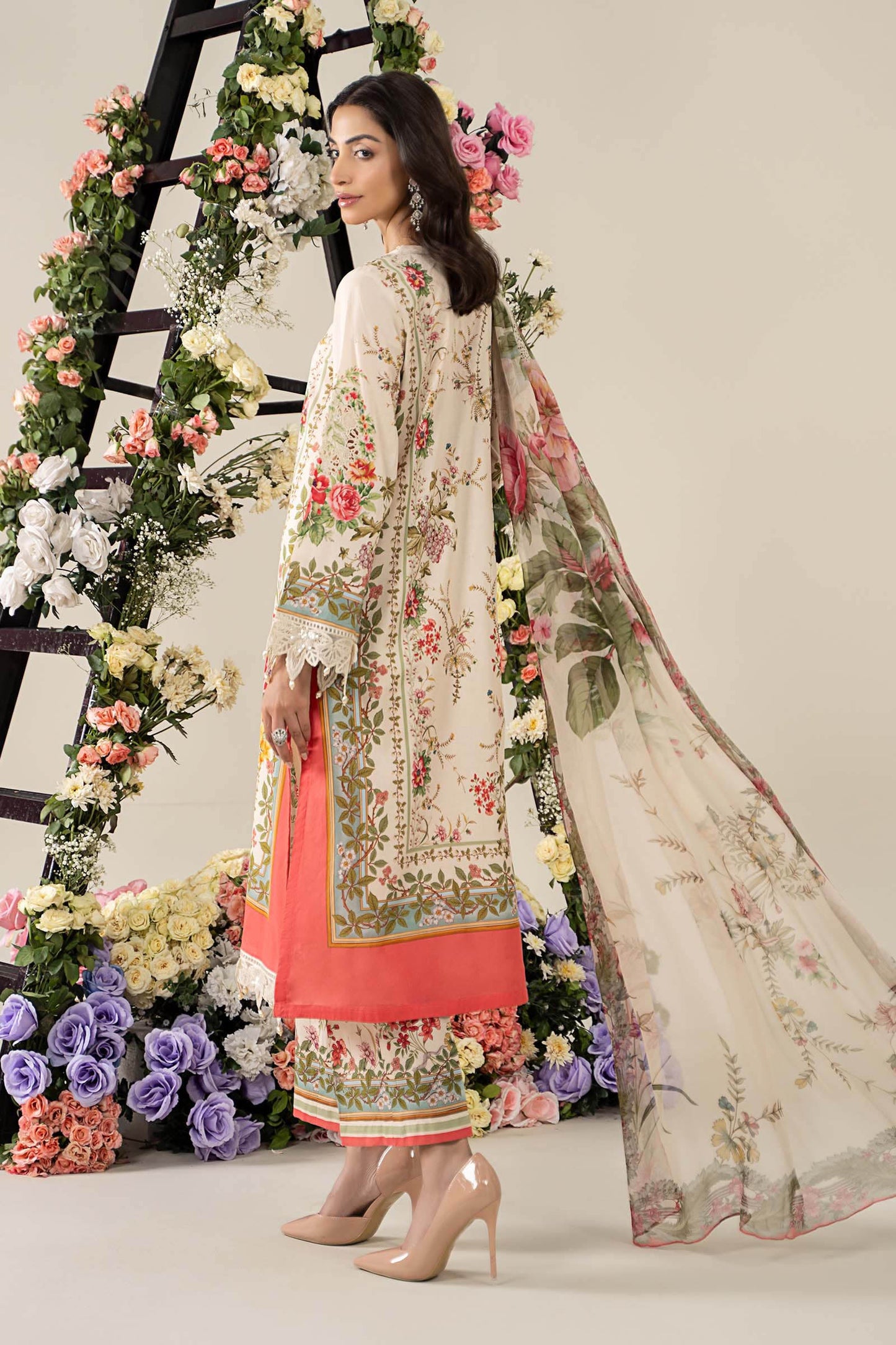 M. Prints By Maria B. Lawn Vol-26 Printed Unstitched 3pcs