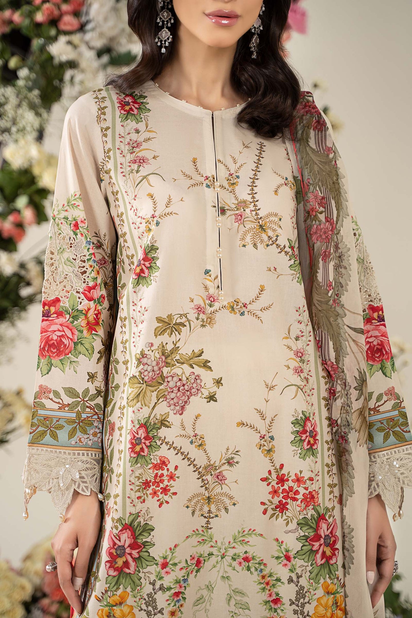 M. Prints By Maria B. Lawn Vol-26 Printed Unstitched 3pcs