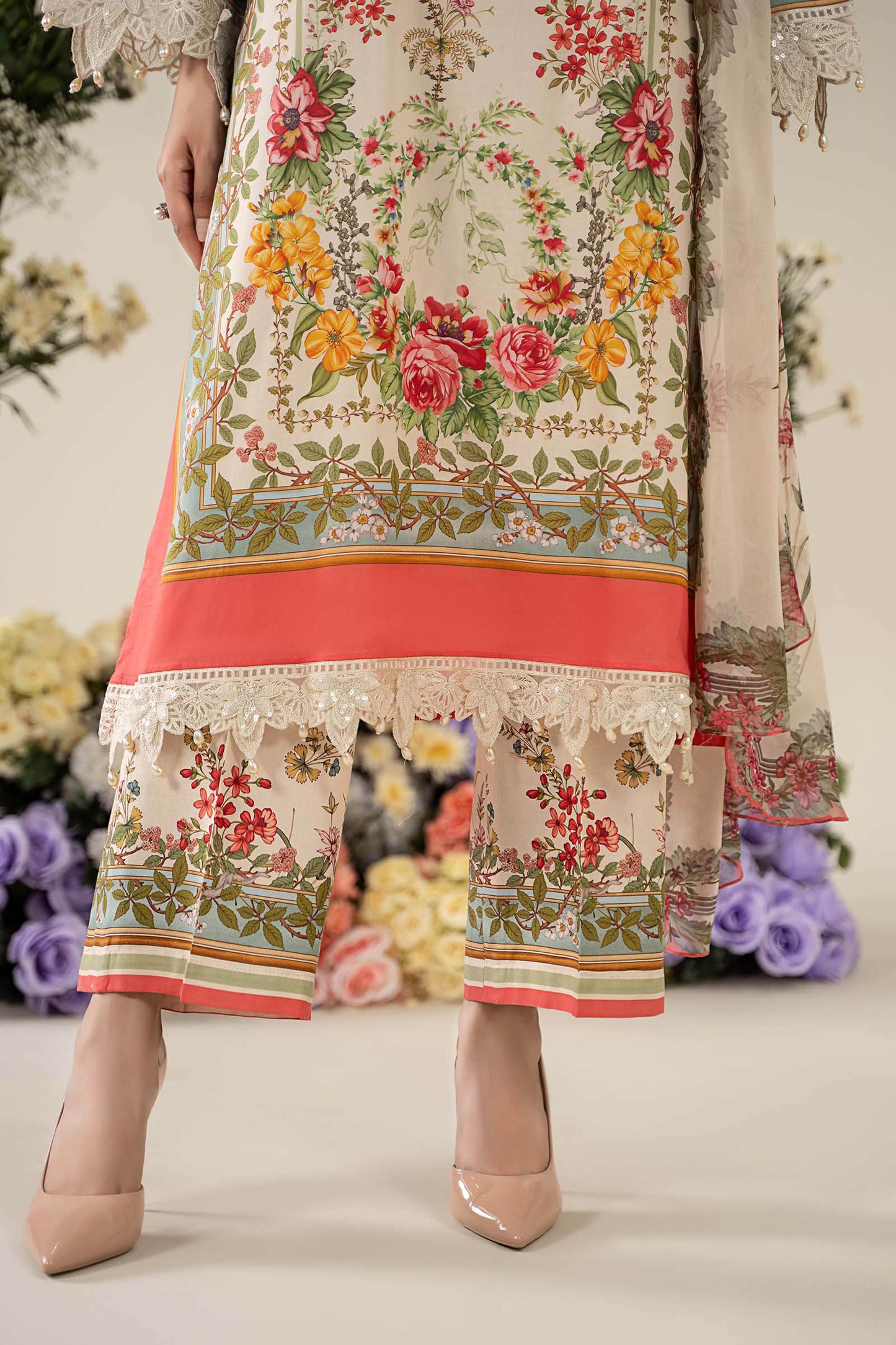M. Prints By Maria B. Lawn Vol-26 Printed Unstitched 3pcs