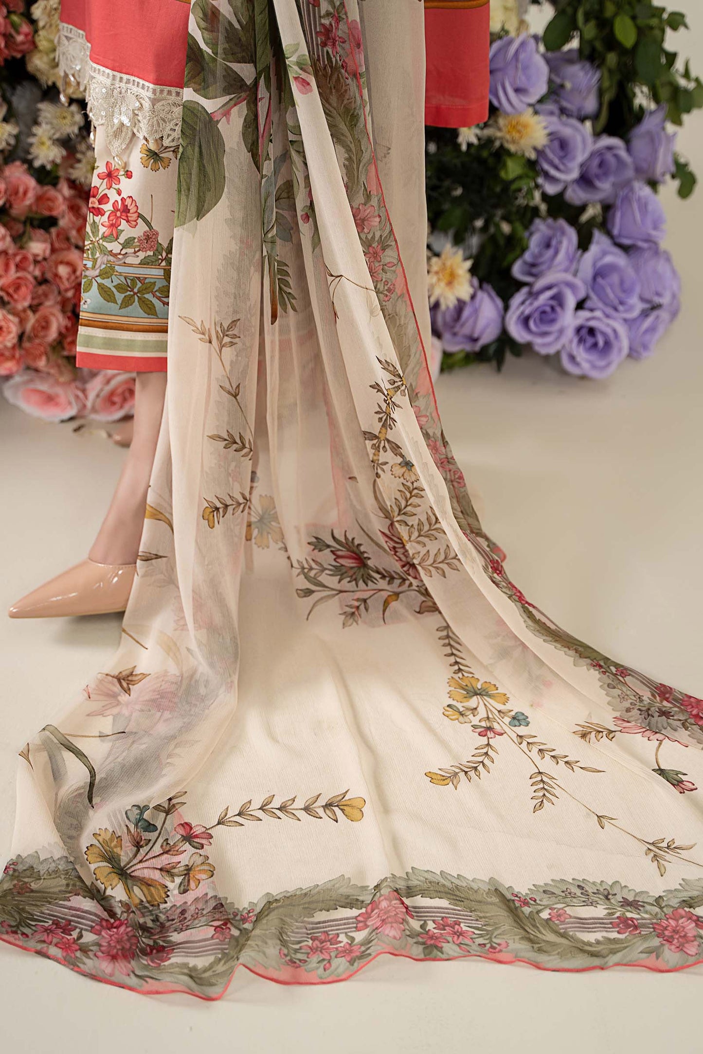 M. Prints By Maria B. Lawn Vol-26 Printed Unstitched 3pcs