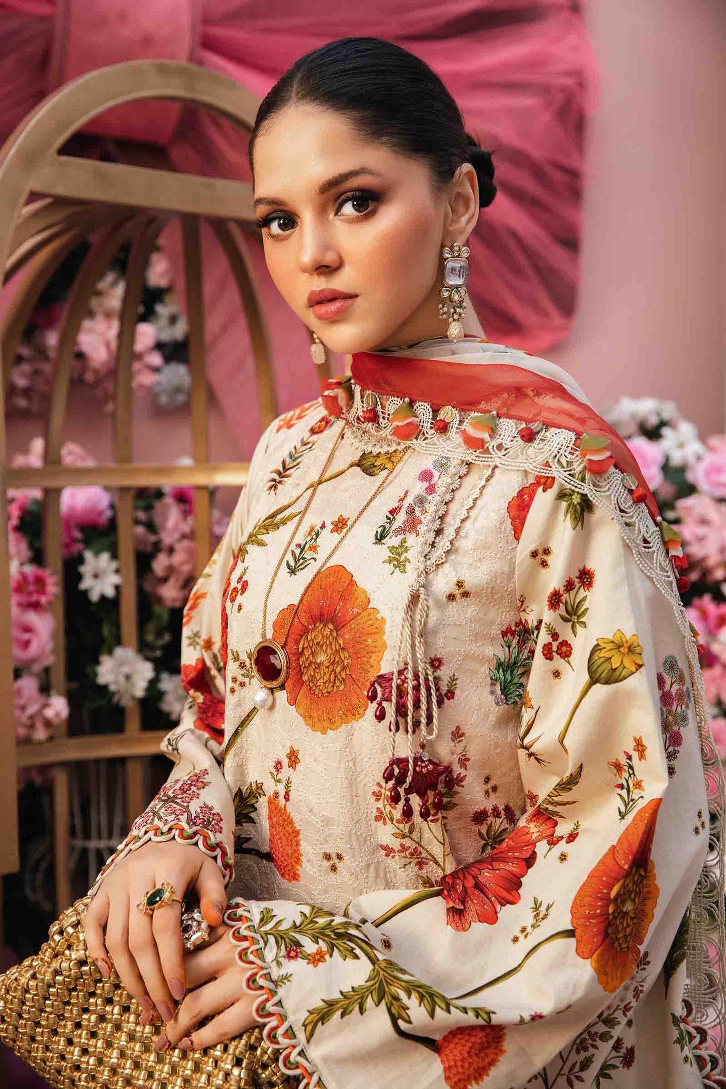 M. Prints By Maria B. Lawn Vol-26 Printed Unstitched 3pcs