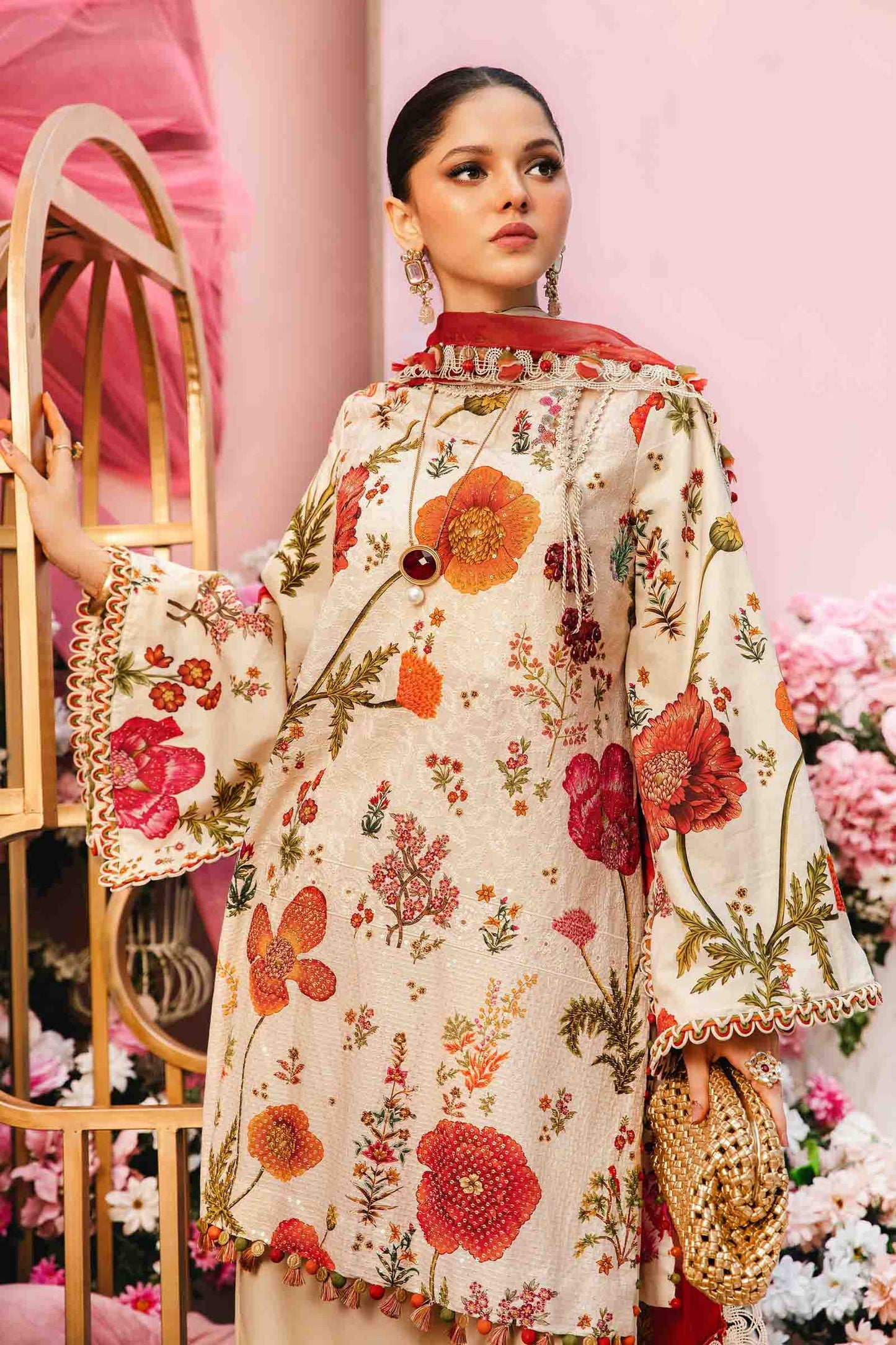 M. Prints By Maria B. Lawn Vol-26 Printed Unstitched 3pcs