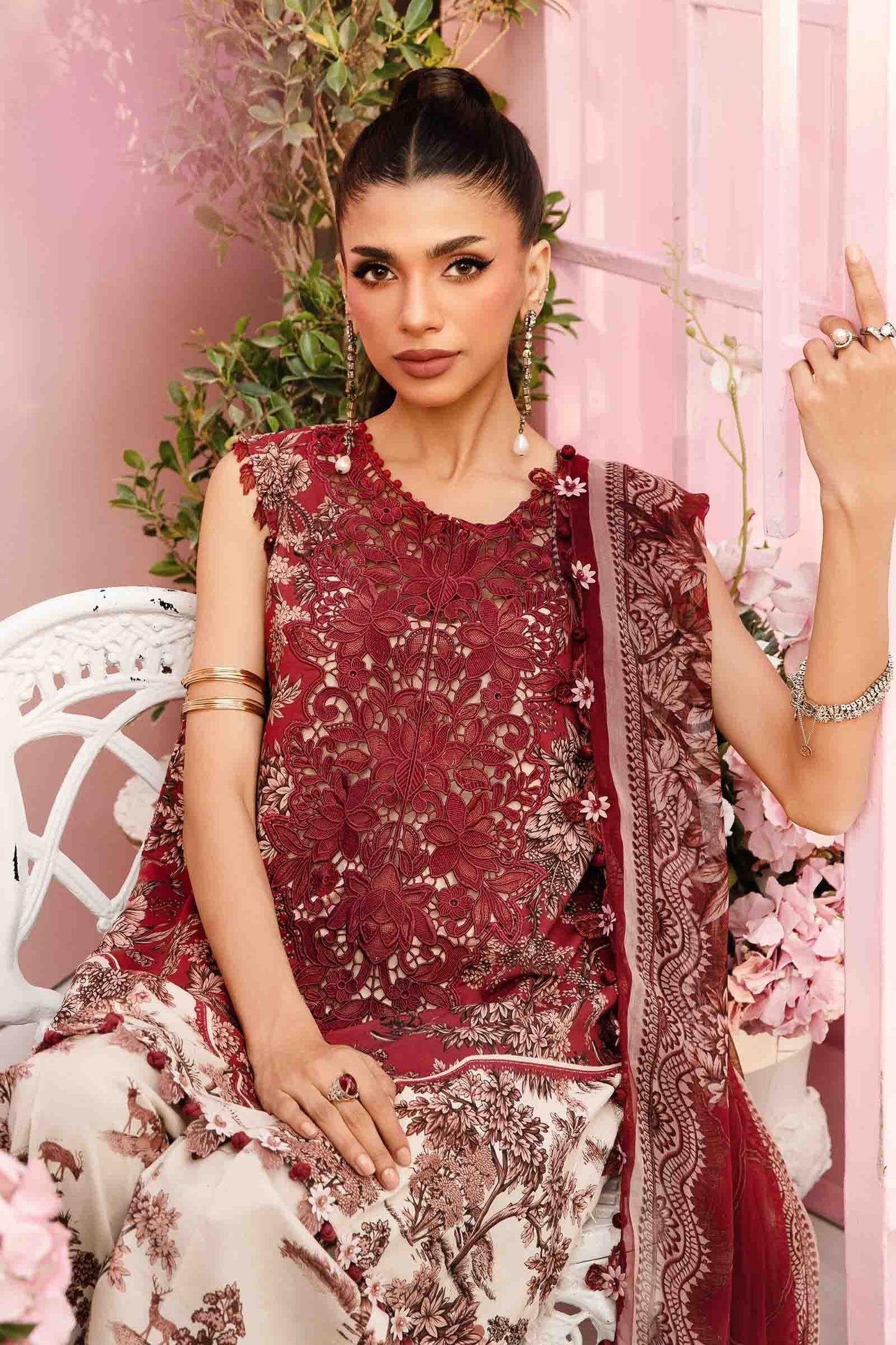 M. Prints By Maria B. Lawn Vol-26 Printed Unstitched 3pcs