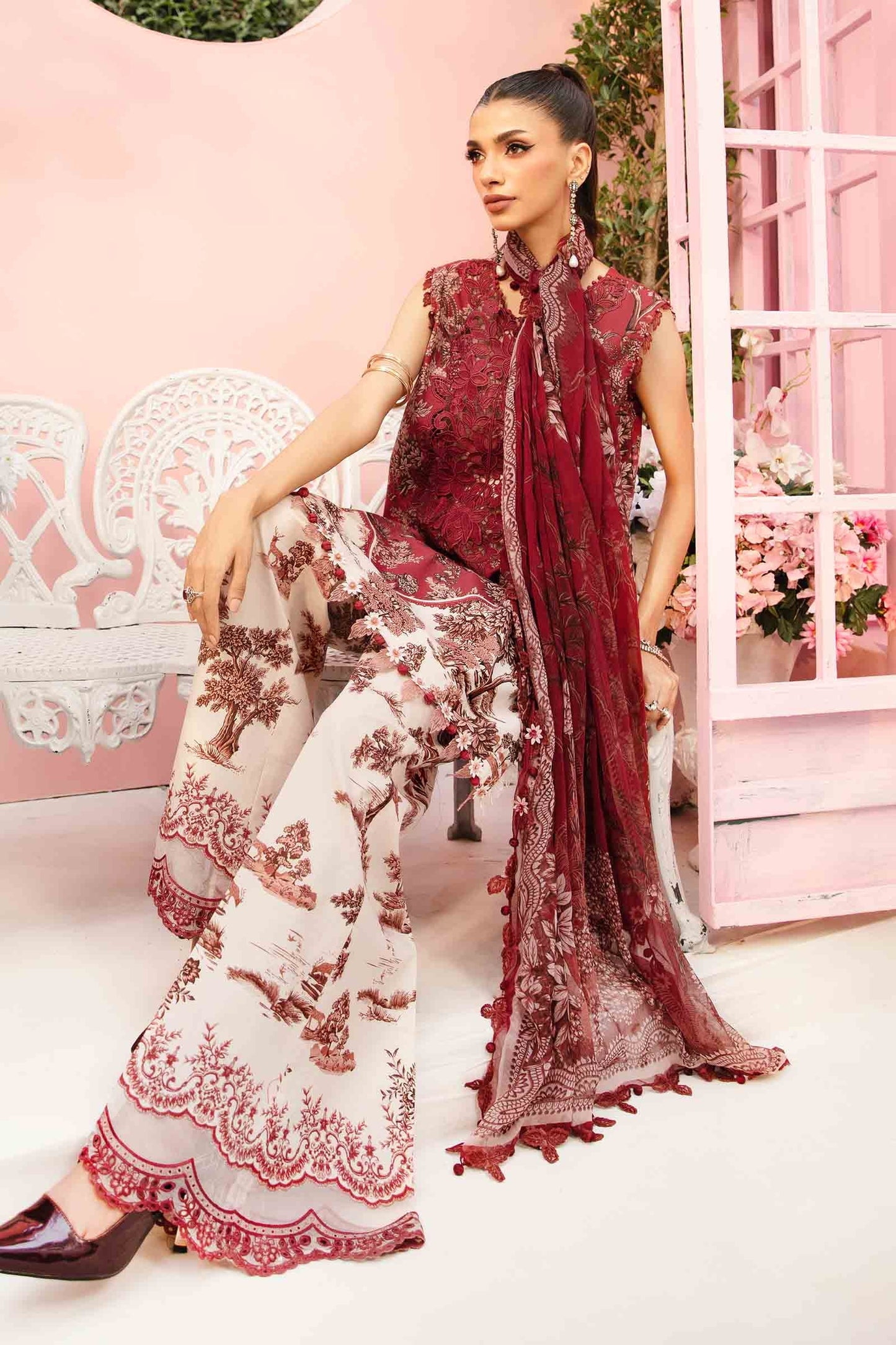 M. Prints By Maria B. Lawn Vol-26 Printed Unstitched 3pcs