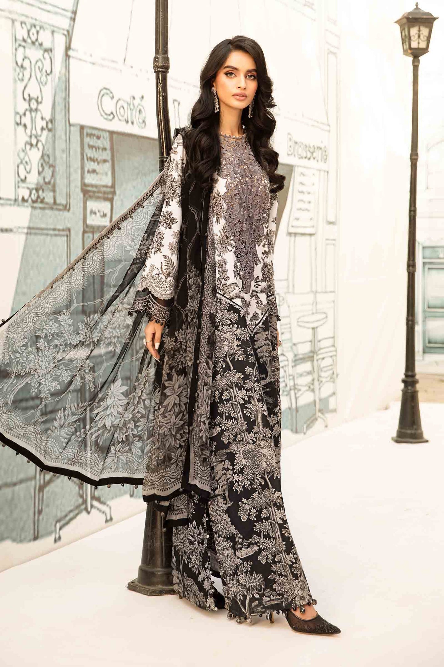 M. Prints By Maria B. Lawn Vol-26 Printed Unstitched 3pcs