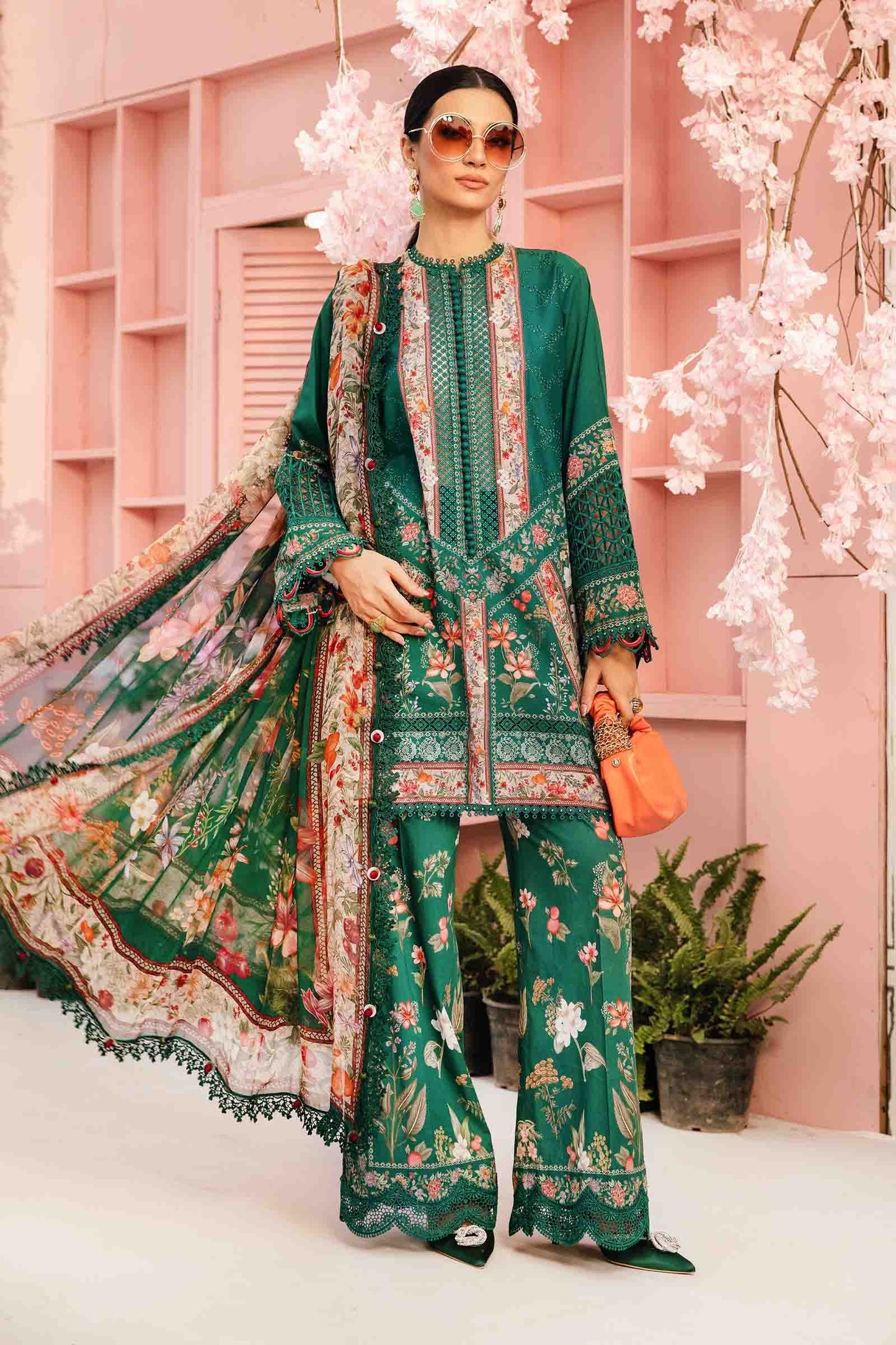 M. Prints By Maria B. Lawn Vol-26 Printed Unstitched 3pcs