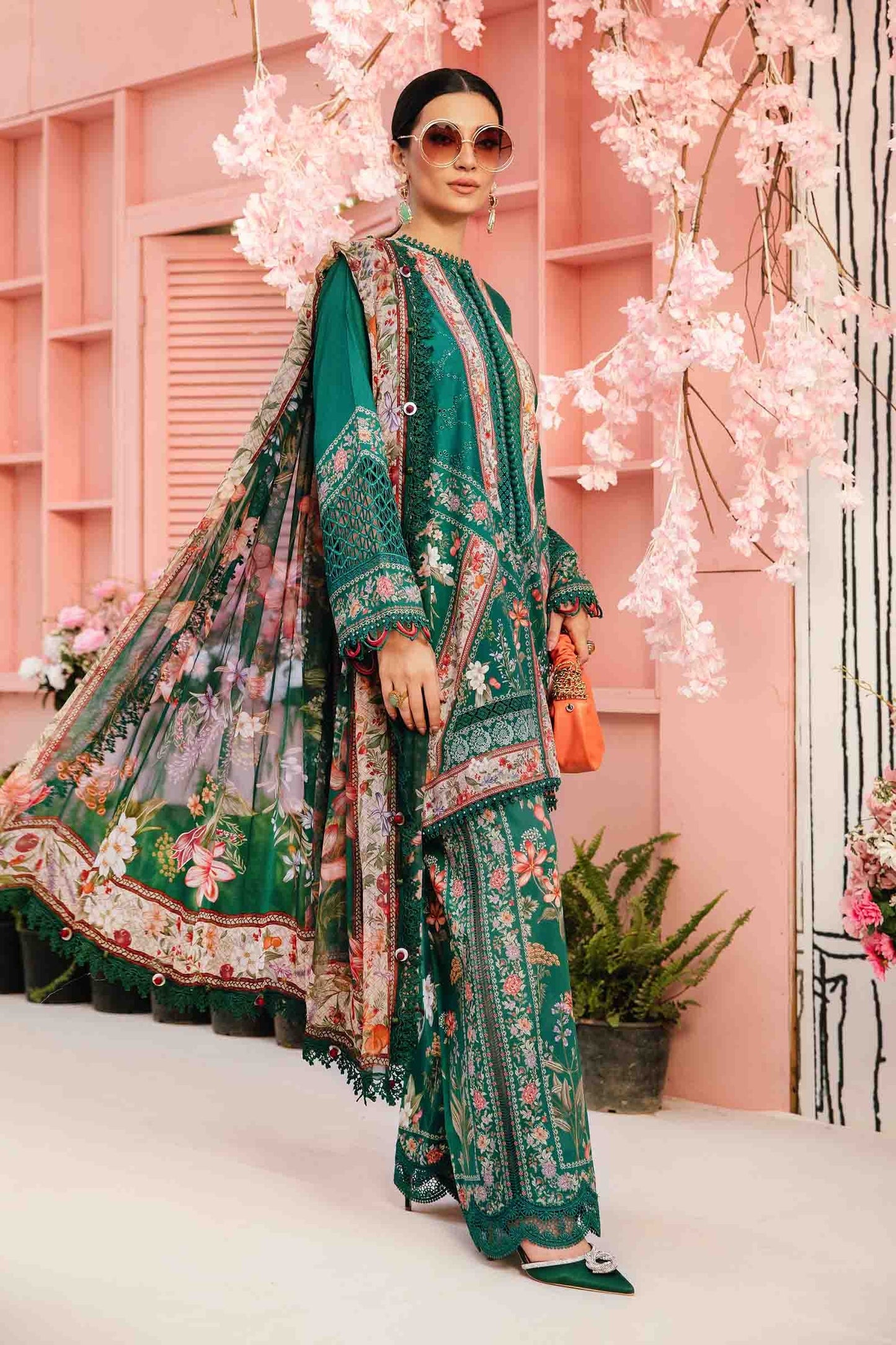 M. Prints By Maria B. Lawn Vol-26 Printed Unstitched 3pcs