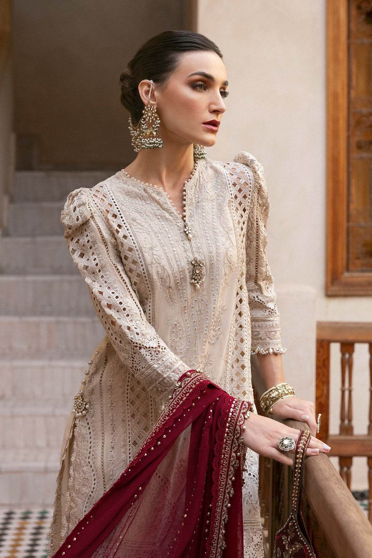 Maria B. Lawn Vol-25 Embroidered Unstitched 3pcs - Jotey