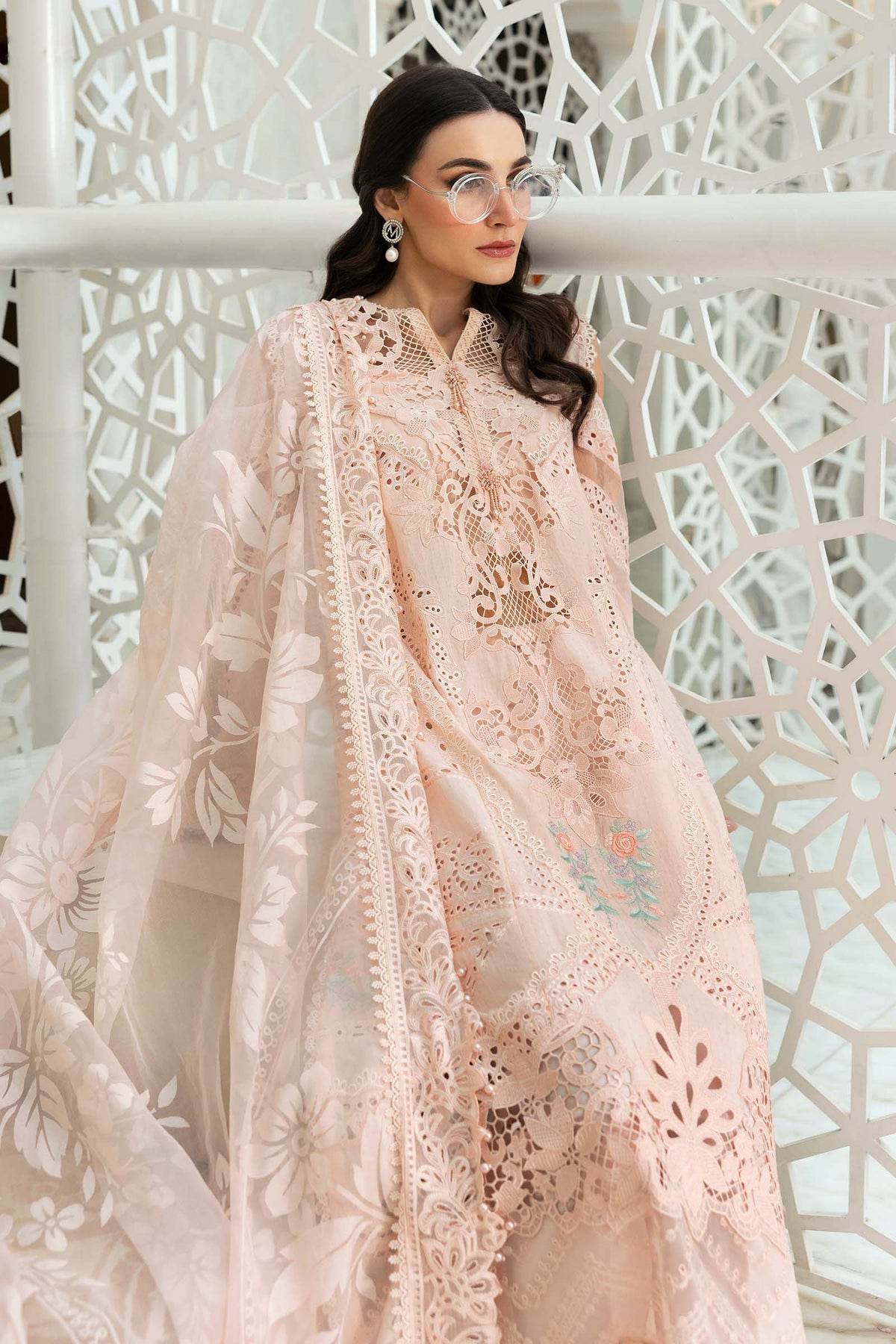 Maria B. Lawn Vol-25 Embroidered Unstitched 3pcs - Jotey