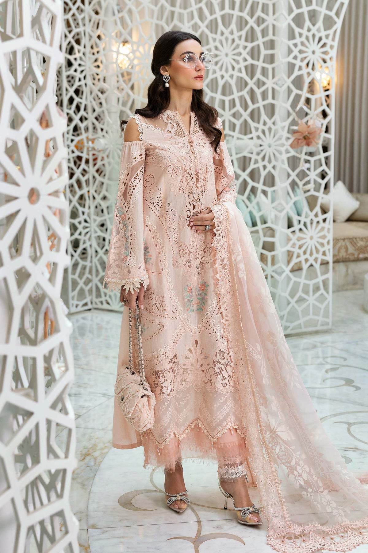 Maria B. Lawn Vol-25 Embroidered Unstitched 3pcs - Jotey