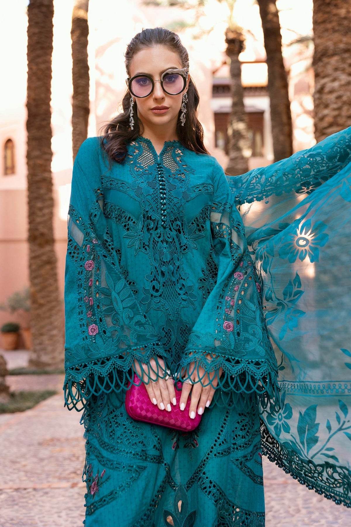 Maria B. Lawn Vol-25 Embroidered Unstitched 3pcs - Jotey
